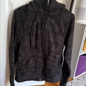 Lululemon camo scuba hoodie
